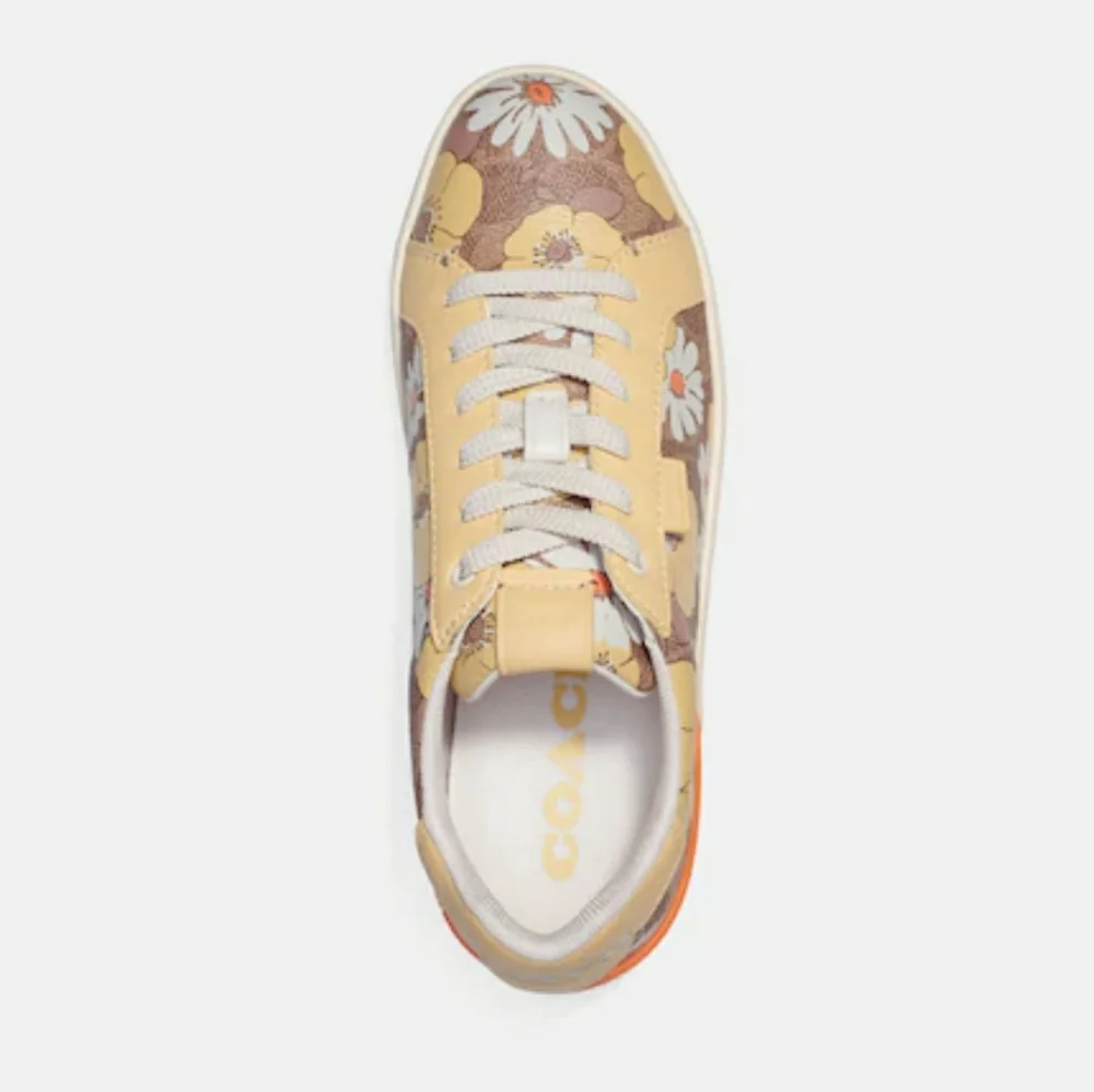 COACH Lowline Coated Canvas Sneakers